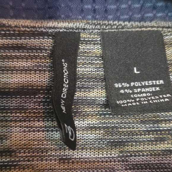 New Directions Oatmeal Space Dye Sweater Large NWT - Picture 3 of 8